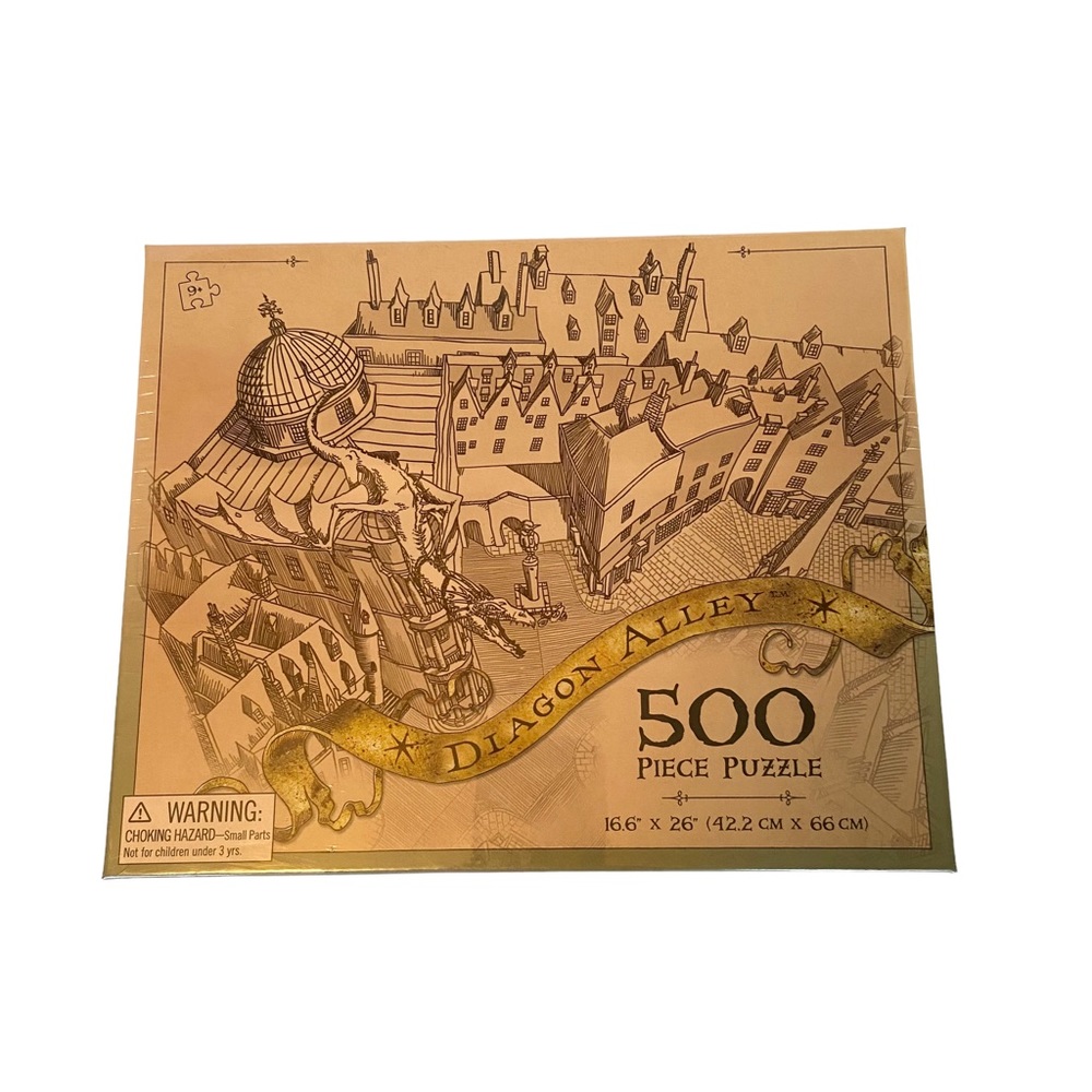 HARRY POTTER Diagon Alley 500 Piece Jigsaw Puzzle New Universal Studios NIB